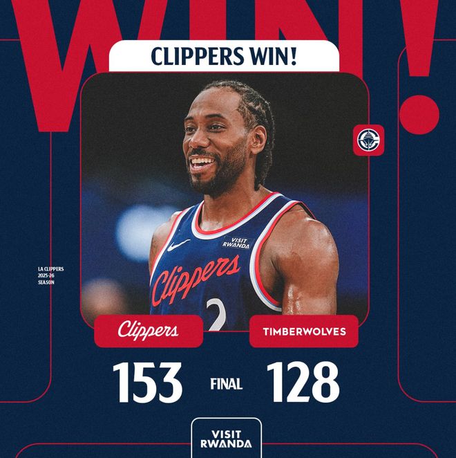 伦纳德45分率快船大胜森林狼 三连胜助球队重返