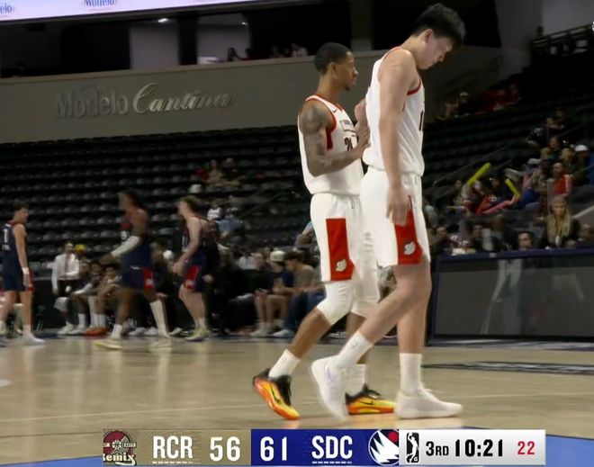 杨瀚森发展联盟首秀砍31分难救主 撕裂之城客场